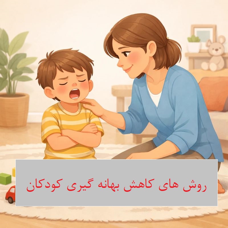 روش های کاهش بهانه گیری کودکان
